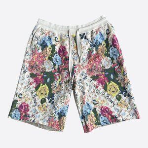 Louis Vuitton Beige Multicolor Floral Monogram Shorts
